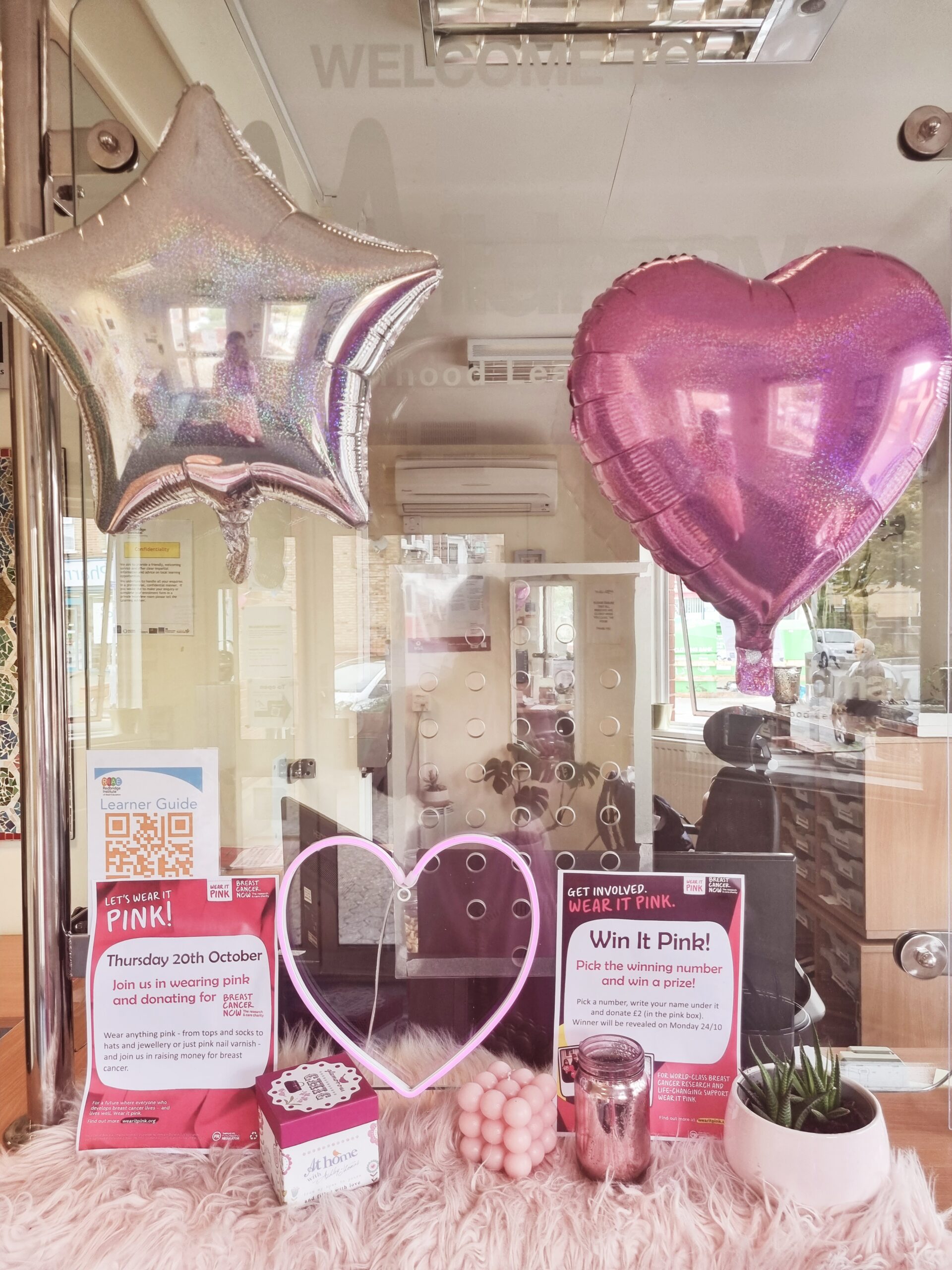 Mildmay Learning Centre raised over £200 for breast cancer awareness day