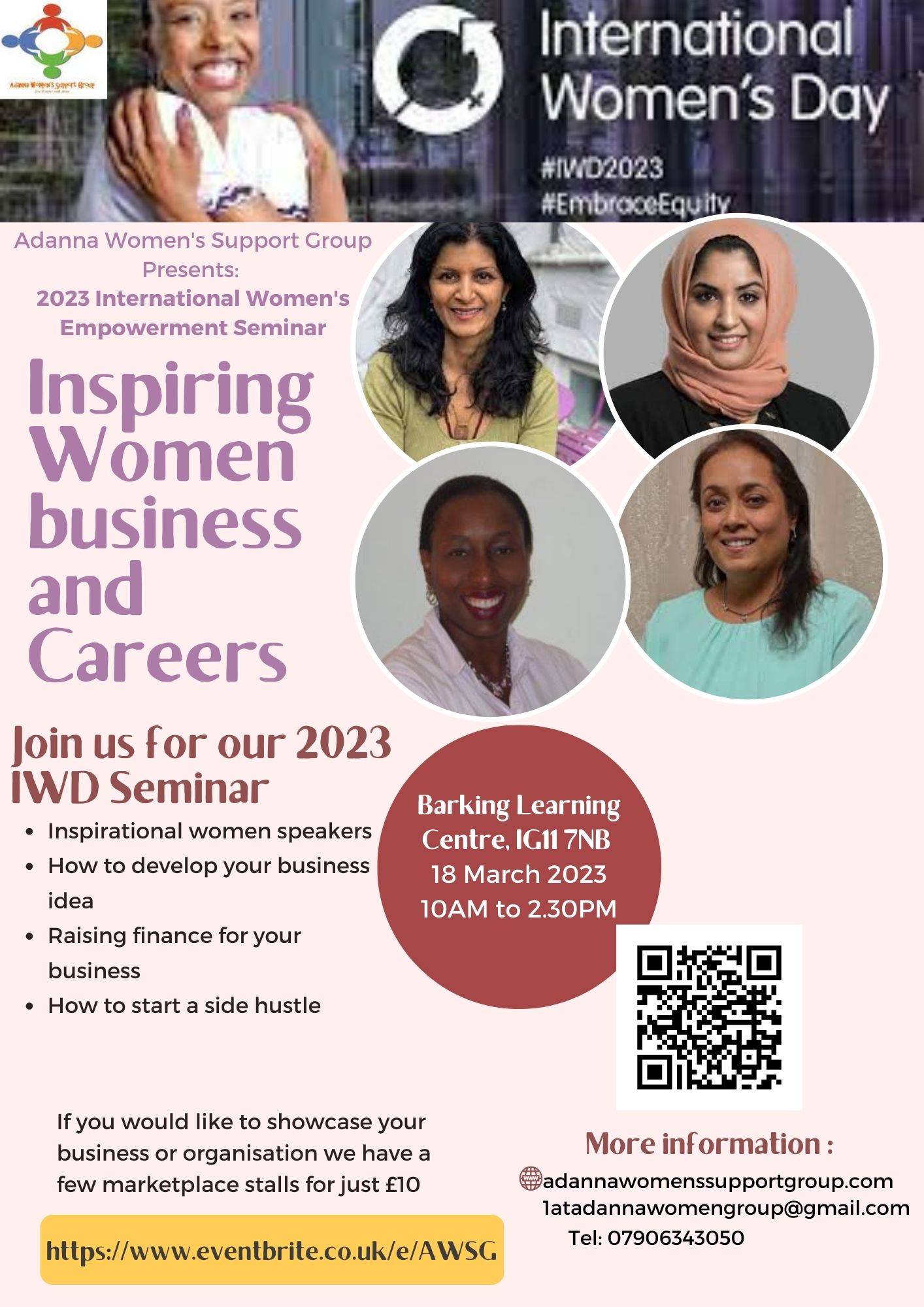 Inspiring women business and careers