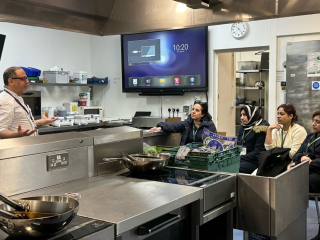 RIAE learners visit NCC Redbridge exploring careers in catering and hospitality