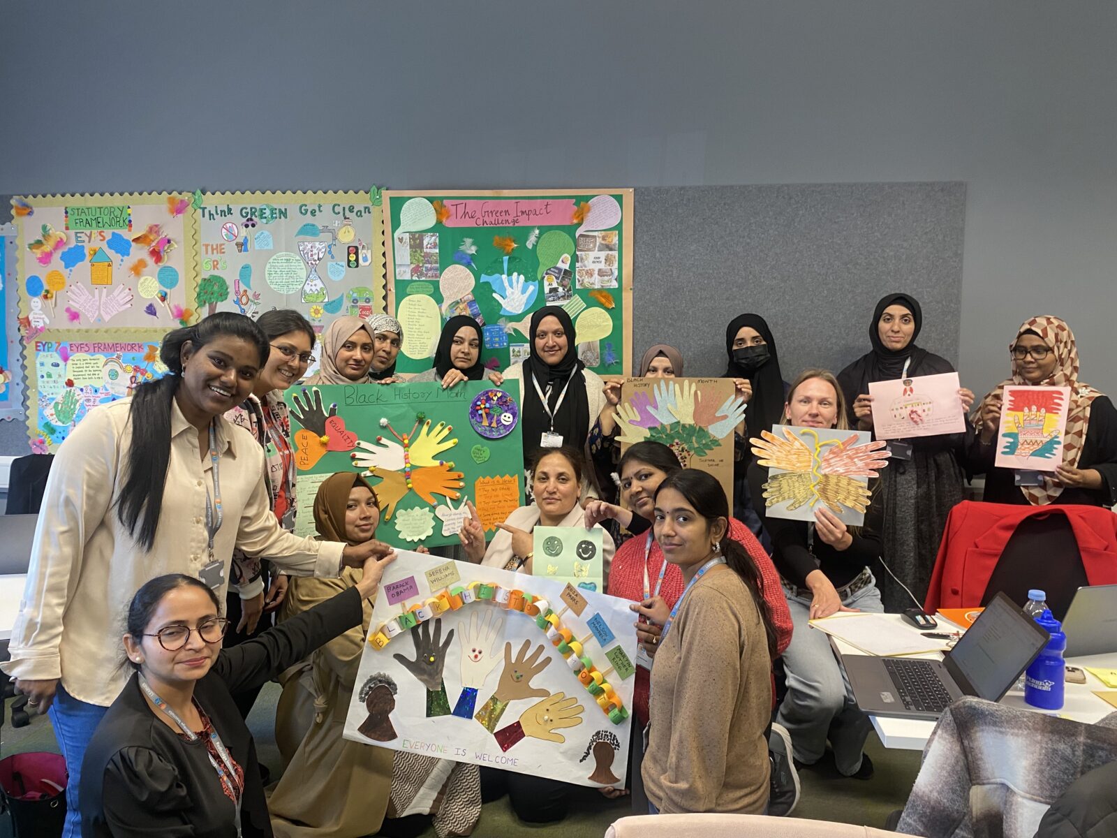 Our Childcare Level 1 learners with Creative Activities for Young Children