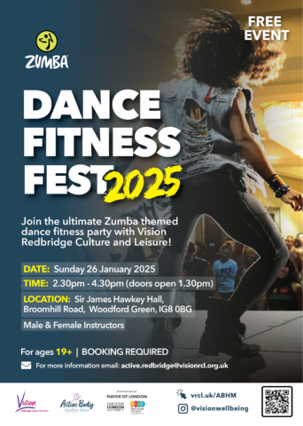 Poster for the Dance Fitness Fest 2025