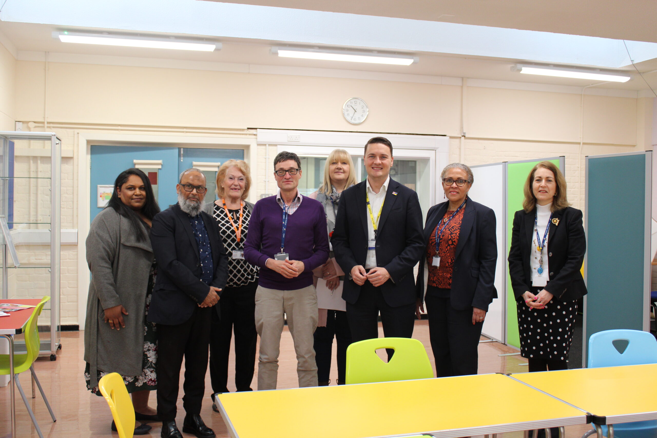 Wes Streeting visiting Redbridge Institute