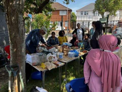 Composting Workshop in the RIAE garden