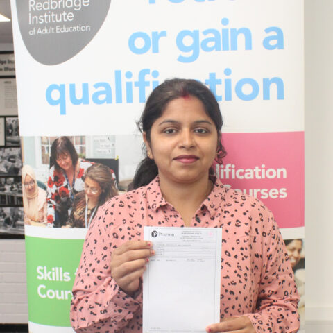 Celebrating 100% pass rate in GCSE exams!