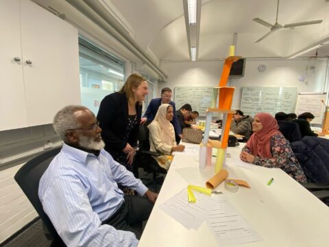 New Chief Exec talks to learners at Redbridge Institute
