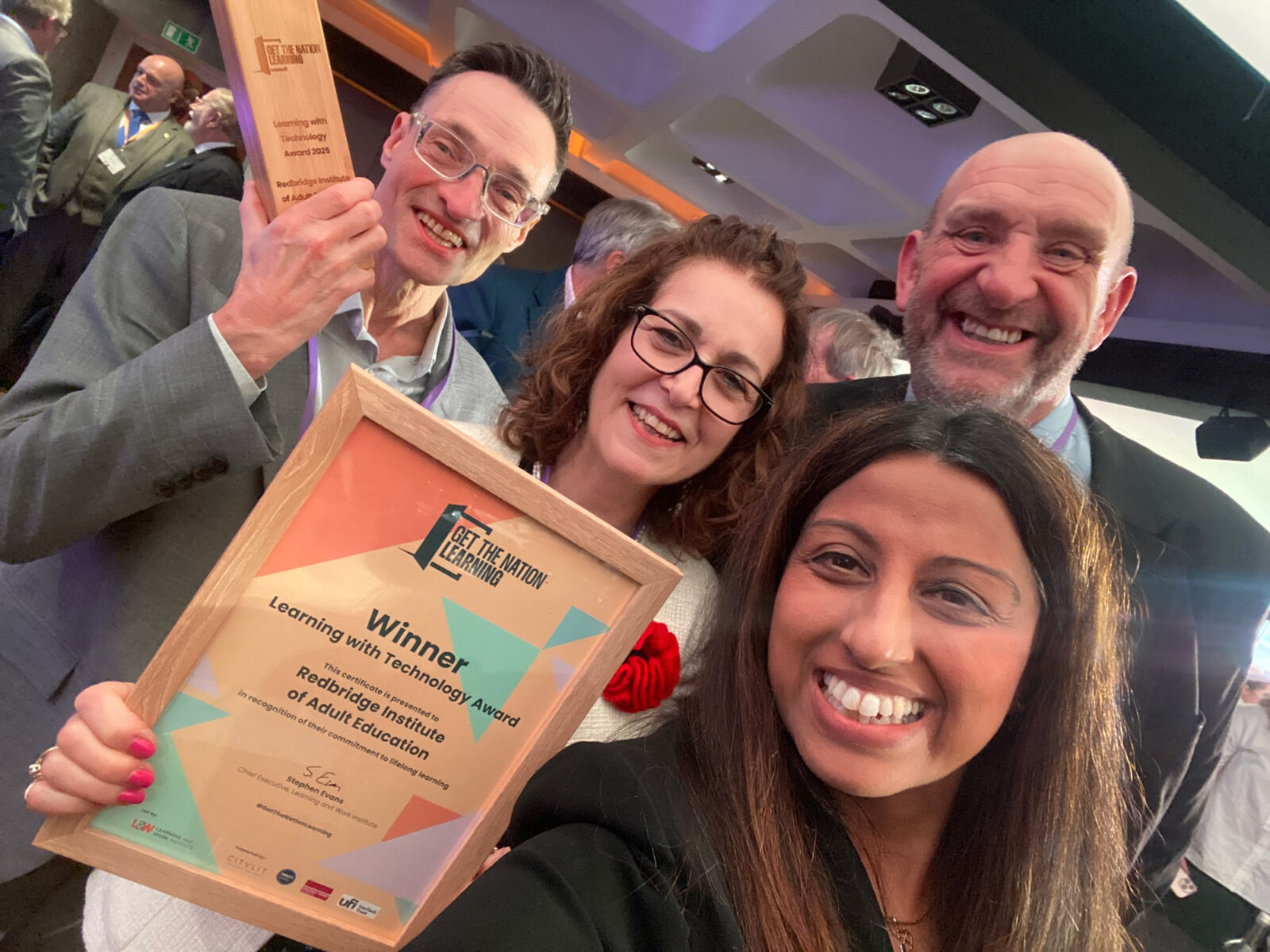 Team happy with the award